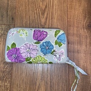 Vera Bradley Flowers Wristlet